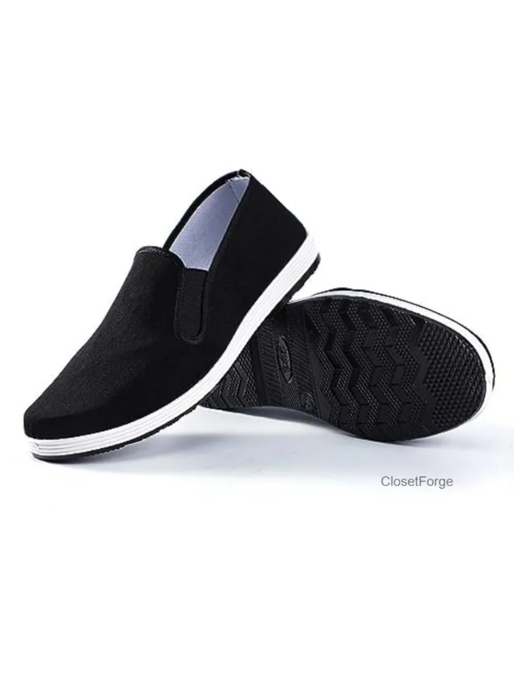 Kung Fu Shoes Tai Chi Unisex Canvas Rubber Sole Slip-On Comfort